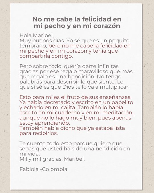 Testimonio