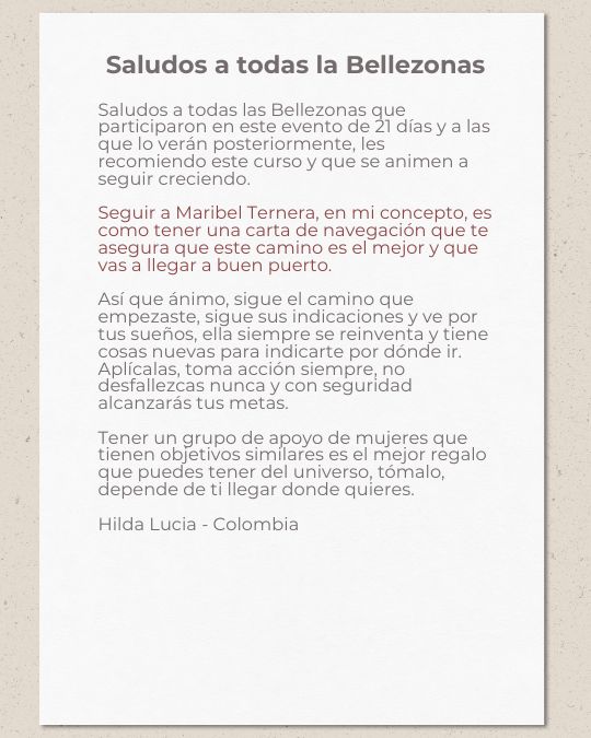 Testimonio